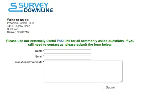 Survey Downline Review